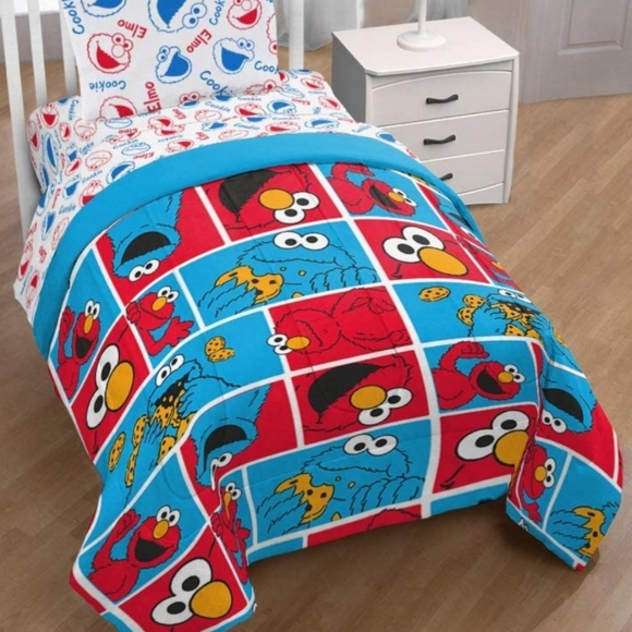 Sesame Street Bedding Sesame Street Elmo Cookie Monster Twin